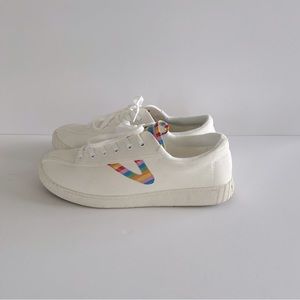 Veja Women's White Sneakers with Multicolor Accents
